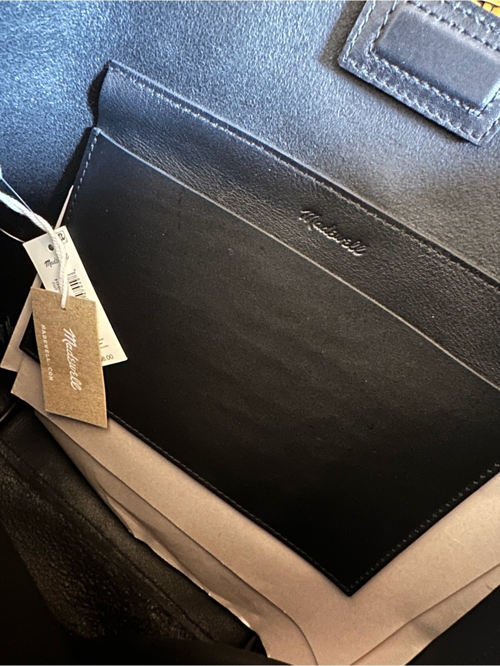 ☀️ New! MADEWELL Essential Medium Bucket Tote in True Black - Picture 12 of 16